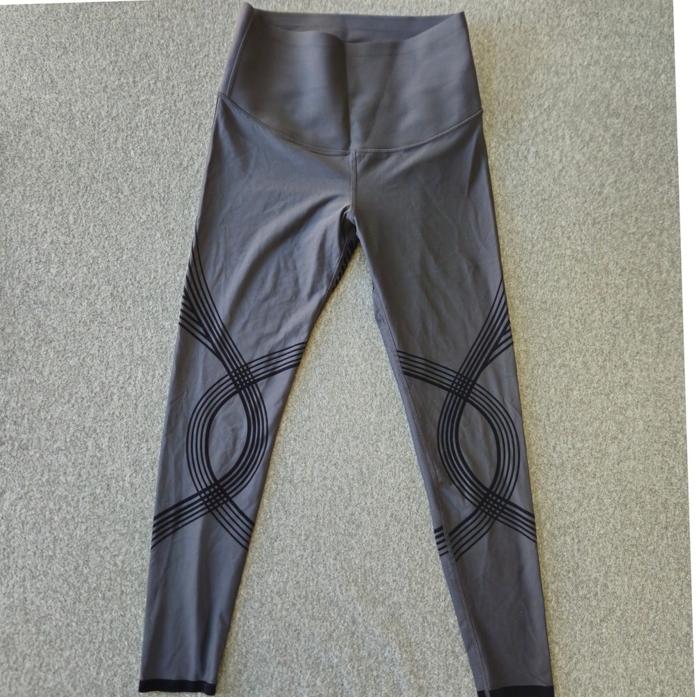 FANKA Body Sculpt High Waisted Compression Leggings Grey Performance‎ Yoga Gym